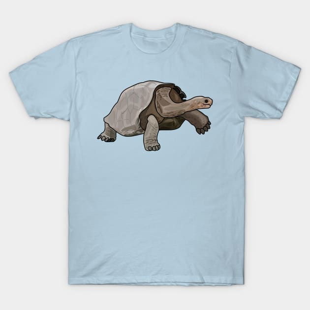 Galapagos tortoise cartoon illustration T-Shirt by Miss Cartoon